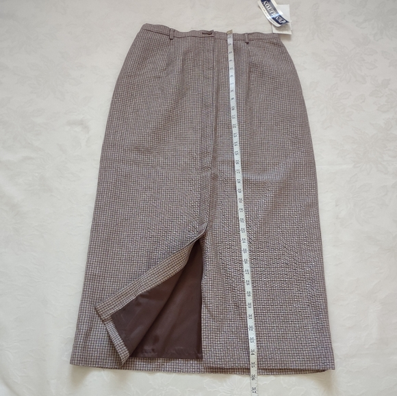 New 🎀 Pendleton 2 piece Set suit linen silk maxi skirt + long jacket - Picture 6 of 12